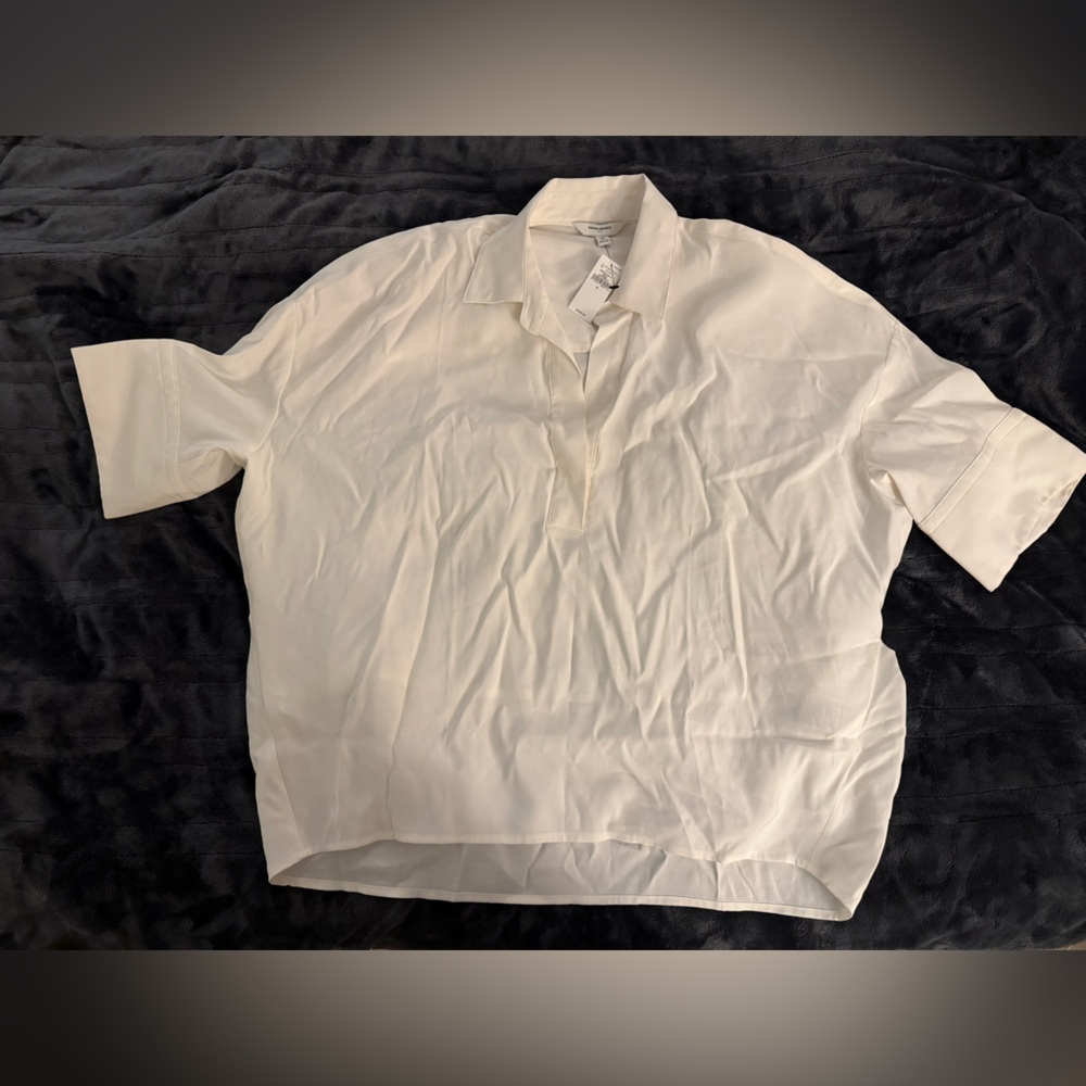 Banana Republic Cream Women’s 1/2 Sleeve Shirt